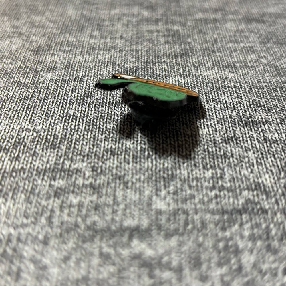 Catcus Cat Cactus Green and Brown Enamel and Metal Decorative Pin - Picture 2 of 3
